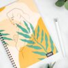Bullet Journal With Spiral Binding; Woman